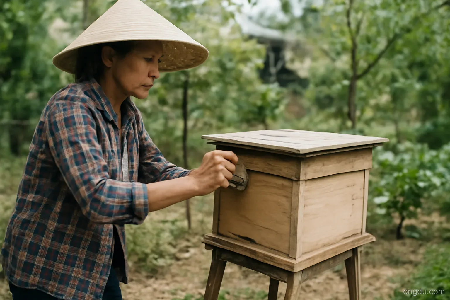 Đặt thùng ong dú xong rồi - việc quan trọng nhất là biết để yên