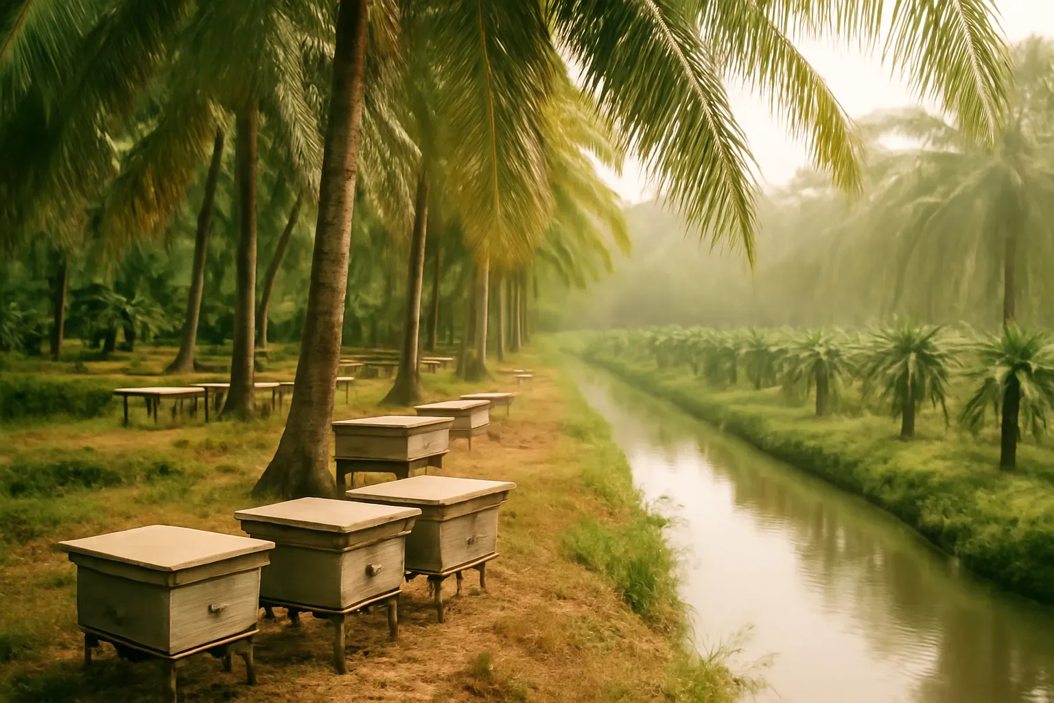 Cây gì nuôi được ong dú ở Chợ Gạo
