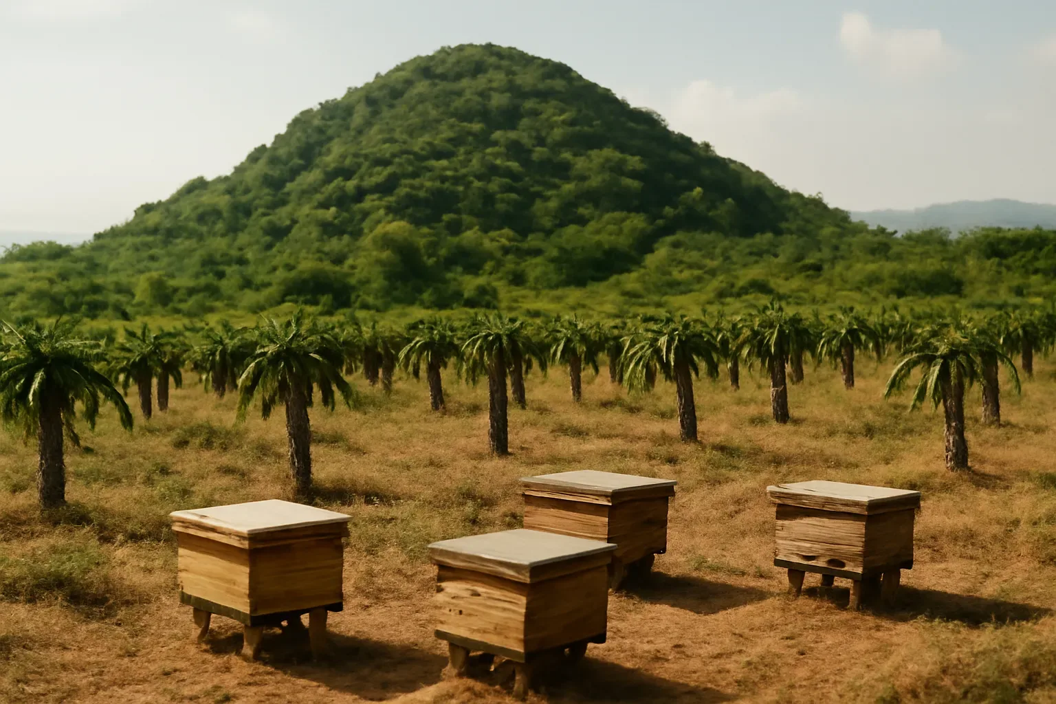 Đặt thùng ong dú ở Hàm Thuận Nam: bốn kiểu đất, chọn một