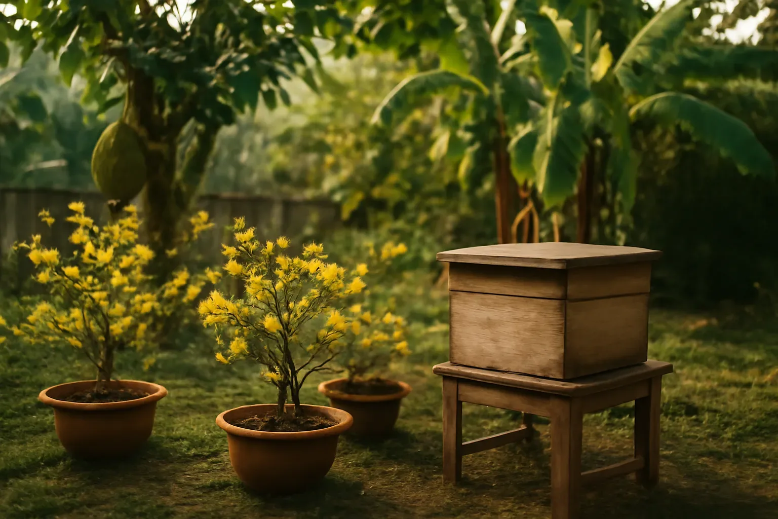 Bắt đầu nuôi ong dú ở Hóc Môn: hai thùng vườn ven đô