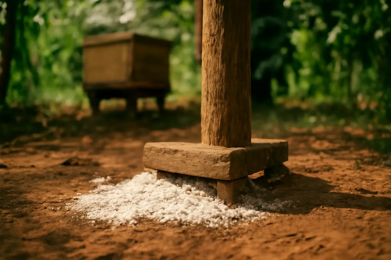 Rải thuốc diệt kiến quanh thùng: thứ mình rải, đàn mang về tổ