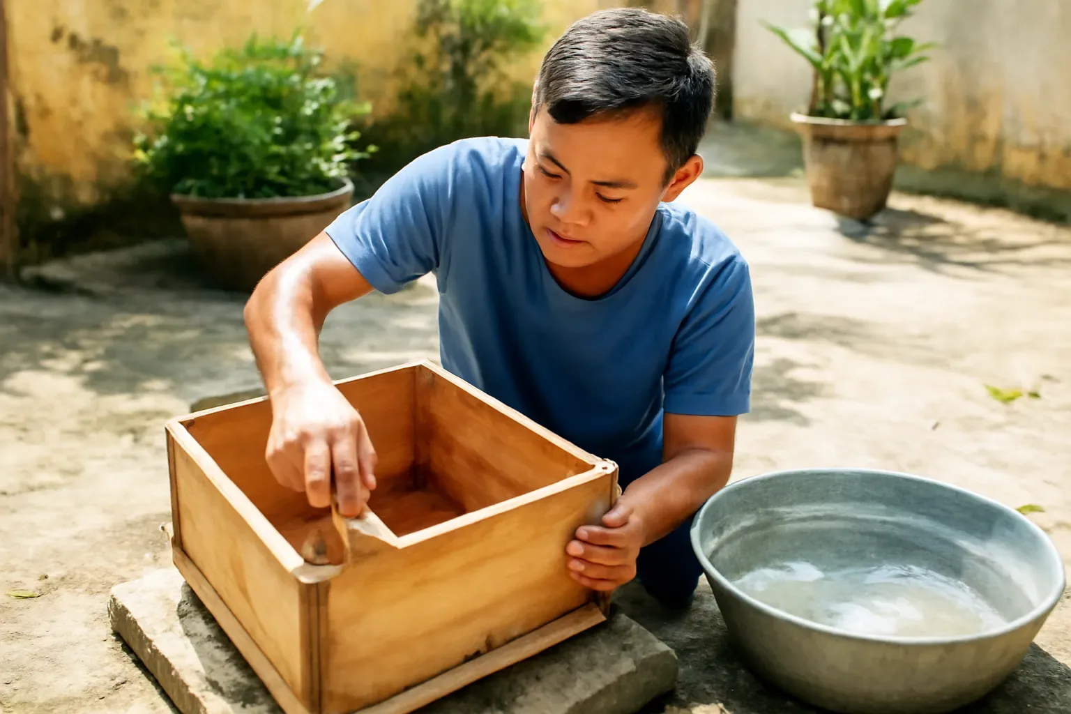 Rửa thùng ong dú bằng xà phòng, thuốc tẩy: sai ở đâu
