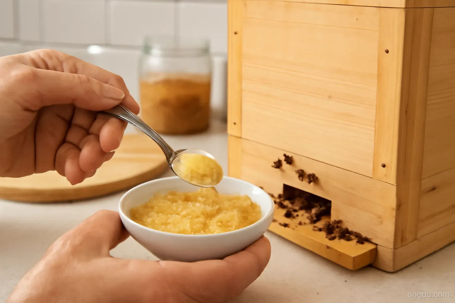 Thức ăn bổ sung cho ong dú - khi hoa thiếu hụt